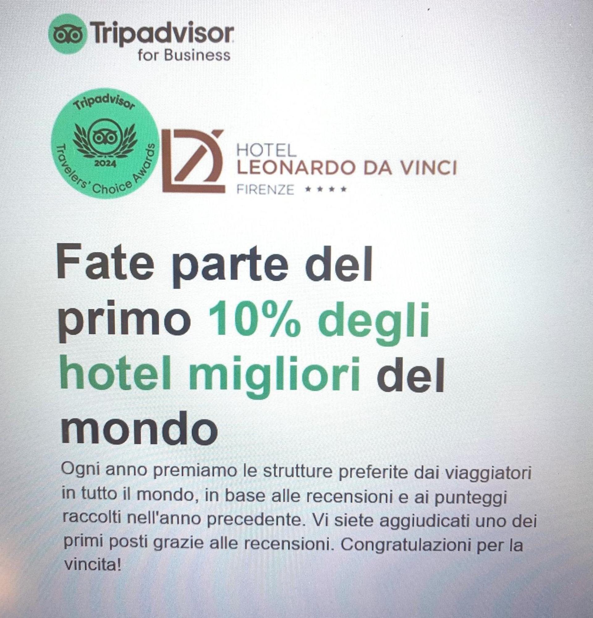 Hotel Leonardo Da Vinci Флоренция Экстерьер фото